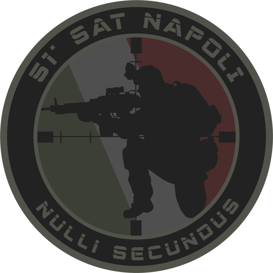 Patch del 51° SAT Napoli, motto Nulli Secundus